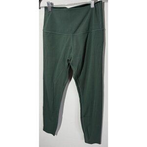 TAVI Green High Rise Leggings Womens L Soft Yoga Pilates Activewear Pants
